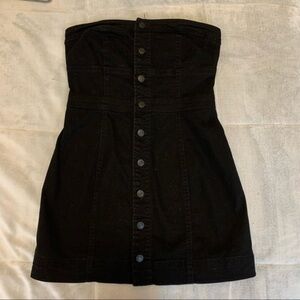 Pacsun Black jean dress​